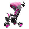 BABY MIX Detská trojkolka 5v1 RELAX 360° ružová 100x73 ružová