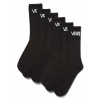 VANS Classic Crew 6pk Black - 38,5-42