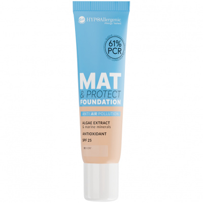 Bell HYPOAllergenic Mat&Protect zmatňujúci make-up na tvár s spf25 02, 30 g