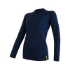 Sensor Merino DF dámské triko dl. rukáv deep blue S