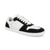 Barefoot tenisky Shapen - RE:Wind Black & White Leather černobílé