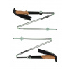 Trekingové palice Black Diamond Pursuit FLZ Trekking Poles S/M - black/foam green