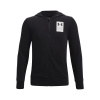 Chlapčenská mikina Under Armour UA Rival Terry FZ Hoodie čierna|YMD