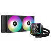 DEEPCOOL vodní chladič LD240 / 2x120 mm PWM ARGB fan / display / černý R-LD240-BKDMMN-G-1