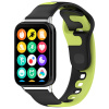 eses Silikónový remienok pre Xiaomi Redmi Watch 4 a Xiaomi Smart Band 8 Pro - Čierno zelený