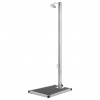 zahrada-XL Záhradná sprcha so sivým podstavcom 220 cm nehrdzavejúca oceľ 3070783