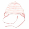 Čiapočka na zaväzovanie, bavlna, Baby Stars, pastel rose 62-68 (3-6m)