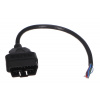 OBD-II predlžovací kábel s 16 pinmi samec-samica ukončený 30cm káblami MECHANIC CABLE 28