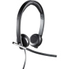 Logitech STEREO H650E HEADSET Headset otvorená (On Ear) káblové, 981-000519, viacfarebná, Redukcia šumu mikrofónu; 981-000519