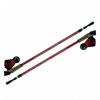 Trekingové palice SPARTAN nordic walking 105-135cm červená červená