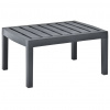 vidaXL Záhradný stolík, antracitový 78x55x38 cm, plast 48815