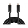 PremiumCord USB-C kabel ( USB 3.1 generation 2, 3A, 10Gbit/s ) černý, 0,5m (ku31cg05bk)