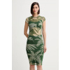 Šaty Guess GRACEY zelená farba, mini, priliehavé, W5YK66 KBAH2 W5YK66.KBAH2 S