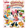 Vianočné vymaľovanky a samolepky/ Minnie | Disney