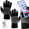 Rukavice - Pánske dotykové rukavice pre telefón izolované (Pánske dotykové rukavice pre telefón izolované)
