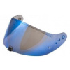 SCORPION modré irídiové plexi KDF-16-1 pre prilby EXO-391-520-1400-R1 (blue)