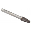 Technická fréza oválna predĺžená 10 x 20 mm, dĺžka 60 mm, TYP F, stopka 6 mm, XL-TOOLS