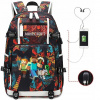 Školský batoh - Batoh A4 Satchel Minecraft žiariace v tme (Školský batoh - Batoh A4 Satchel Minecraft žiariace v tme)