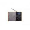 Philips TAR5505/10 rádio Cestovné Digitálny Čierna, Šedá, Drevo (TAR5505/10)