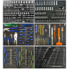 SP Tools Dielenský box SPT TECH - čierny SP42265 Typ: Vybavený, Počet náradí: 339 kusov