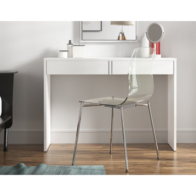 Tempo Kondela Toaletný stolík/písací stôl, biela, VIOLET (115x78x40cm)