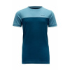 Devold Norang Merino Tee Jr Flood/Moon - 14 / Flood/Moon