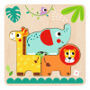 Tooky Toy vkladacie viacvrstvové puzzle Zvieratá TH606