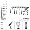 Zapalovací kabely NGK BMW 5 serie M5 3.5 (08.85-12.87) RC-BW223 567 (sada)
