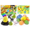 LEAN TOYS Súprava na maľovanie dinosauřích vajec svojpomocne