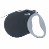 Alcott/Duncun Expedition Retractable Leash 7,5 m Black - dlhé navíjacie vodítko pre psa, čierne - S/M