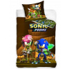 Detské obliečky Ježko Sonic Sonic a Amy Rose 140x200/70x90 cm