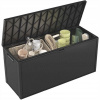 Záhradný box plast 277 l sivý