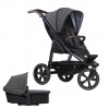 Športový kočík Tfk MONO2 + hlboká korba 2024 - vzducho-komorové kolesá Tfk set Mono2 stroller - air chamber wheel 2024 prem. anthracite