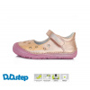 D.D.STEP kožené barefoot balerínky H073 - metalic pink Veľkosť-obuvi: 20