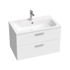 Ravak Chrome skrinka 80x49x50 cm závesná kúpeľňová skrinka pod umývadlo biela X000001774