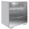 Carryhome NOČNÝ STOLÍK, biela, 52/58/38 cm - Nočné stolíky - 001787046066
