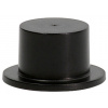3878 Black Minifigure, Headgear Hat, Top Hat (Černá minifigurka, Klobouk s pokrývkou hlavy, Top Hat)