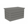Záhradný box kovový 280 l sivý
