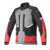 Bunda ANDES V3 DRYSTAR, ALPINESTARS (sivá/čierna/červená, veľ. 3XL)