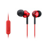 SONY stereo sluchátka MDR-EX110AP, červená MDREX110APR.CE7