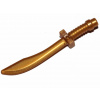 25111 Pearl Gold Sword, Saber/Dao Curved Blade and Hilt (Perleťově zlatý meč, šavle/Dao se zahnutou čepelí a rukojetí)