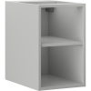 Mexen Box-A, otvorená skrinka s policou 30 cm, sivá matná, 91AX2-0300-470-0-62