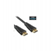PremiumCord HDMI High Speed + Ethernet kabel, zlacené konektory, 1,5m (kphdme015)