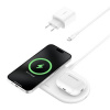 Belkin Boost Charge Pro 2-in-1 Magnetic Wireless Charging Pad with Qi2 15W - White WIZ021vfWH