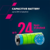 Canyon TWS-9, OnGo 9, True Wireless Stereo BT 4.4 slúchadlá do uší, 6 + 24h výdrž, nabíjacia stanica v kazete, zelené CNS-TWS9G