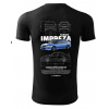 Tričko SUBARU IMPREZA WRX STI Veľkosť: XS, Strih: Dámsky, Farba: Čierna