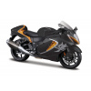 Maisto - Motocykel so stojanom, Suzuki Hayabusa 2022, čierno-oranžová, 1:12