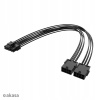 AKASA - PCIe 12-Pin na Dual 8-Pin adaptér AK-CBPW27-30BK Akasa