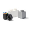LEGO® Úložné boxy Multi-Pack 3 ks čierna biela