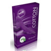 Maxis COMFORT COTTON STEHENNÉ PANČUCHY normálne bez špice s krajkou bronz